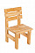 Masszív fából készült kerti szék TEA 01 egy 38 mm vastagságú