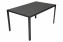 TRENTO alumínium asztal 150 x 90 cm - fekete