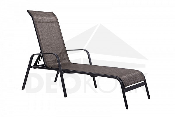 Kerti fém szék ISLA (fekete)