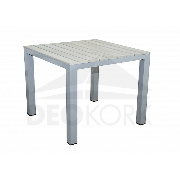 Alumínium asztal LAURA 90x90 cm