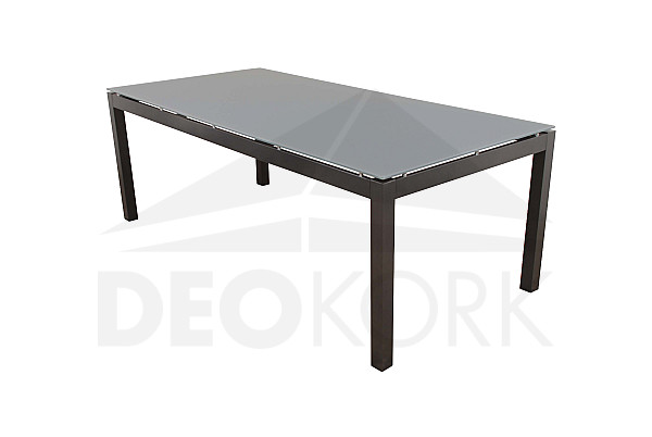 Alumínium asztal SALERNO 150x90 cm