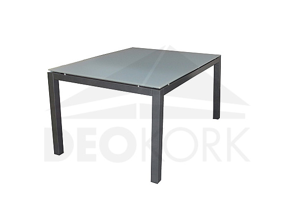 Alumínium asztal SALERNO 90x90 cm