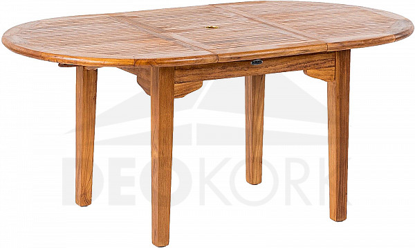 Kerti teak asztal ovális ELEGANTE (különböző hosszúságú)