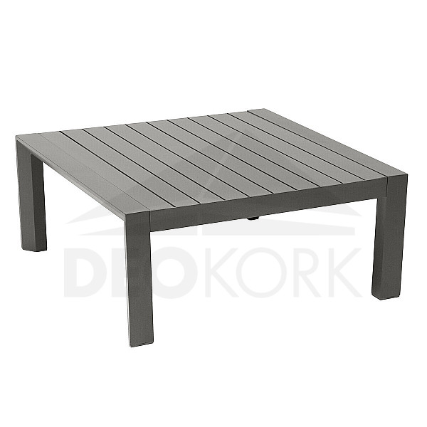 Alumínium asztal 89x89 cm VANCOUVER (szürke-barna)