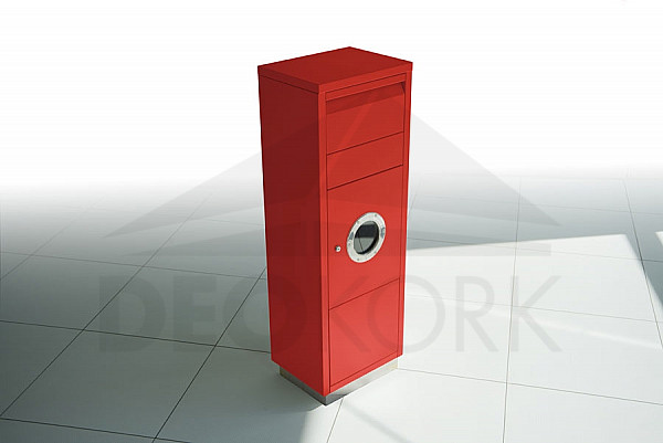 RADIUS DESIGN csomagtartó doboz (LETTERMANN ováció 1 piros 600R) piros