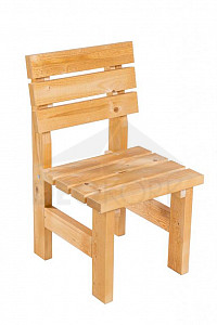 Masszív fából készült kerti szék TEA 01 egy 38 mm vastagságú