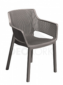 Műanyag kerti szék MENORCA (cappuccino)