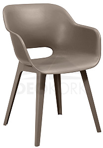 Kerti műanyag szék IBIZA (cappuccino)