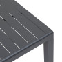 Alumínium asztal ACAPULCO 116x70 cm (antracit)