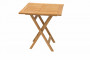 ILLA kerti összecsukható asztal 70x70 cm-es (teakfa)