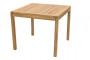 Kerti asztal rögzített FLORA 90x90 cm (teak)