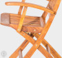 Kerti tikfa összecsukható szék ANGELO