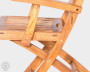 Kerti tikfa összecsukható szék DORIS