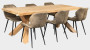 Kerti teak tömör asztal SPIDER RECYCLE (különböző hosszúságú)