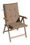 Kerti szék állítható párnák SANTIAGO