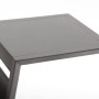 Fém oldalsó asztal LISBON (szürke-barna)