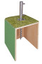 Doppler Ground horgony GREENFIELD napernyőkhöz 300 cm-ig (rúd átmérője 32-52 mm)