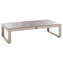 Alumínium asztal MINNESOTA 120x60 cm (szürke)