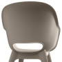Kerti műanyag szék IBIZA (cappuccino)