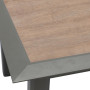 Alumínium asztal VERMONT 216/316 cm (szürke-barna)