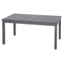 Alumínium asztal CATANIA 160 / 254x100 cm (antracit)