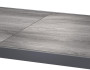 Alumínium asztal RAVENNA 220/331 x 100 cm (szürke)