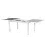 Alumínium asztal VERMONT 160/254 cm (fehér)