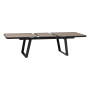 Alumínium asztal GALIA 220/280x113 cm (antracit)