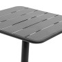 RUBBY alumínium asztal 65x65 cm (antracit)