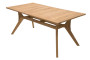 Kemény kerti asztal WINSTON téglalap 180x90 cm (teakfa)